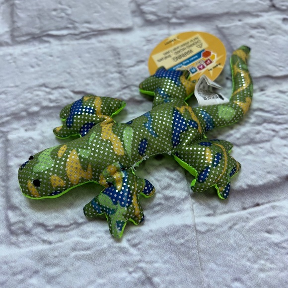 Toys | Lizard Reptile Plush Metallic Filled With Beans | Poshmark
